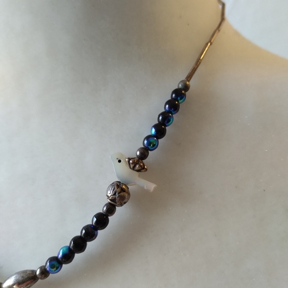 Vintage Liguid Silver Fetish Necklace - Picture 2 of 4